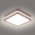 Brilagi - LED vonkajšie stropné svietidlo BENE LED/18W/230V 21,5x21,5 cm hnedá IP54