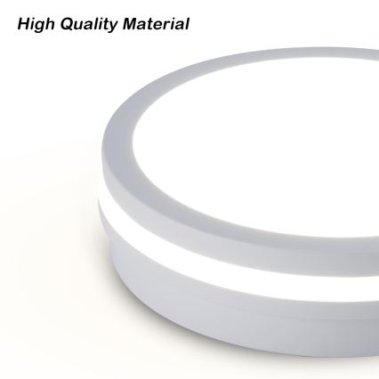 Brilagi - LED vonkajšie stropné svietidlo BENE LED/18W/230V pr. 21,5 cm biela IP54