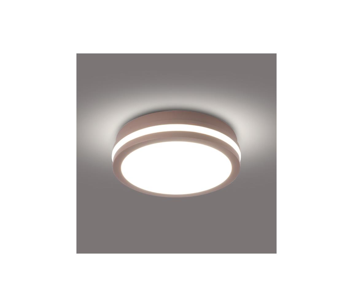 Brilagi - LED vonkajšie stropné svietidlo BENE LED/18W/230V priemer 21,5 cm hnedé IP54 BRI731