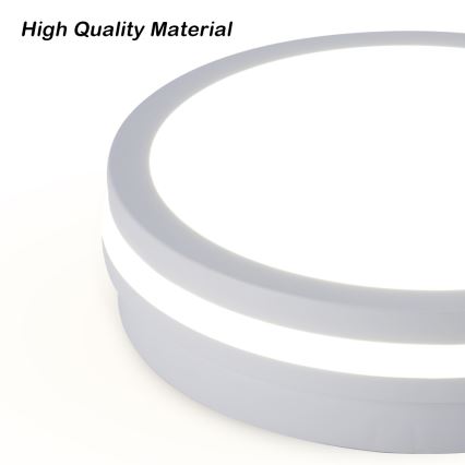 Brilagi - LED vonkajšie stropné svietidlo BENE LED/24W/230V pr. 26 cm biela IP54