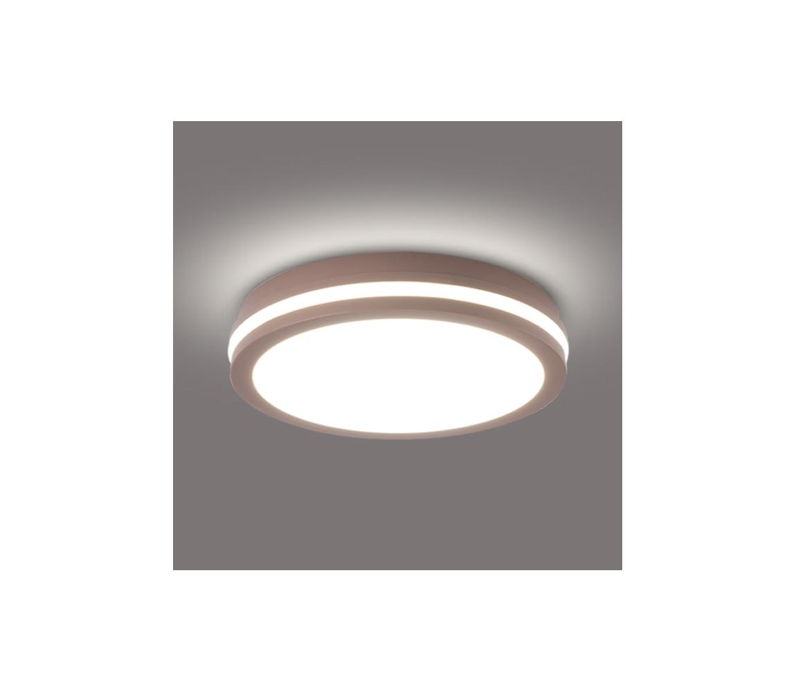 Brilagi - LED vonkajšie stropné svietidlo BENE LED/24W/230V pr. 26 cm hnedé IP54 BRI733