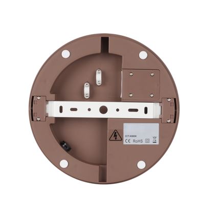 Brilagi - LED vonkajšie stropné svietidlo BENE LED/24W/230V pr. 26 cm hnedé IP54