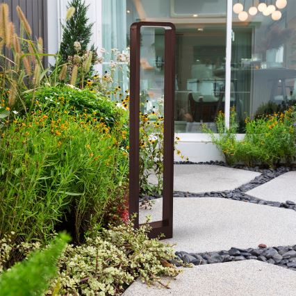 Brilagi - LED vonkajšie svietidlo BARI LED/7W/230V 3000/4000/6000K hnedá IP54 80 cm