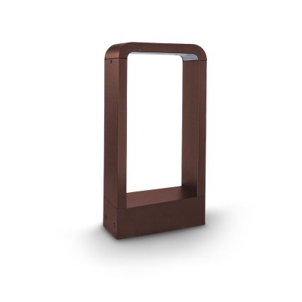 Brilagi - LED Vonkajšie svietidlo BARI LED/7W/230V 3000/4000/6000K hnedé IP54 30 cm