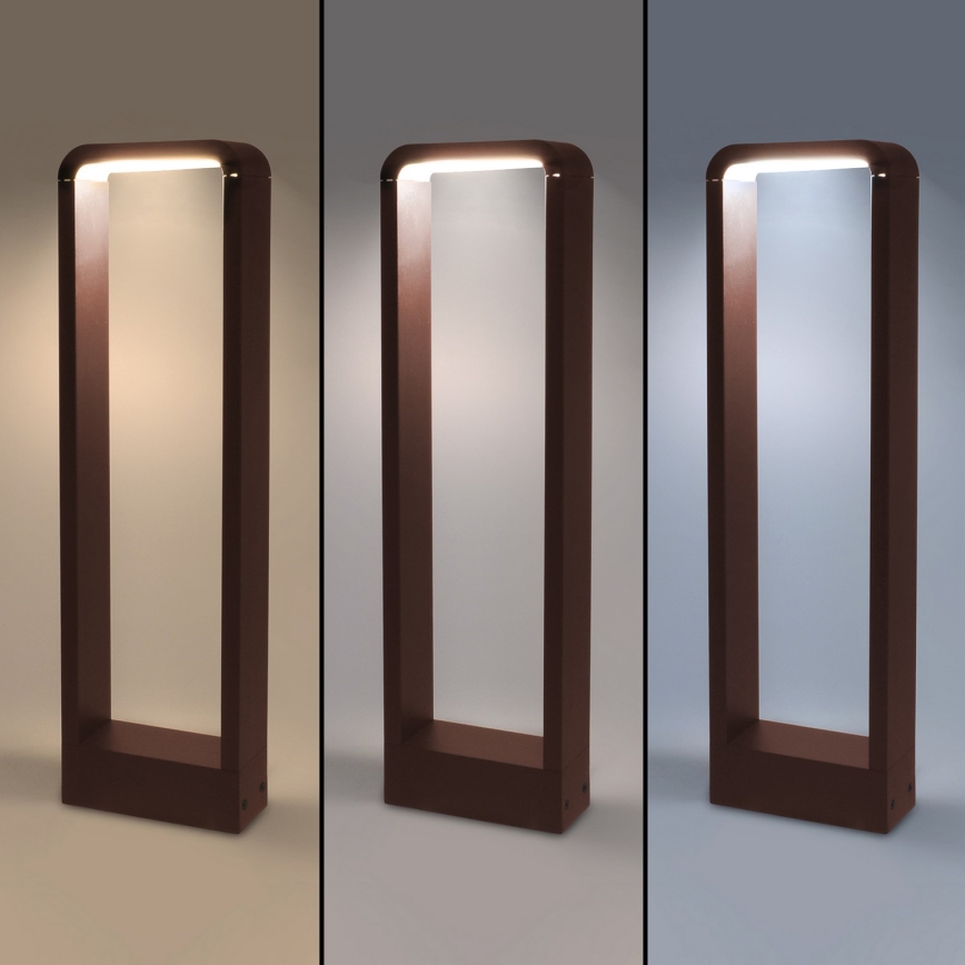 Brilagi - LED vonkajšie svietidlo BARI LED/7W/230V 3000/4000/6000K hnedé IP54 50 cm