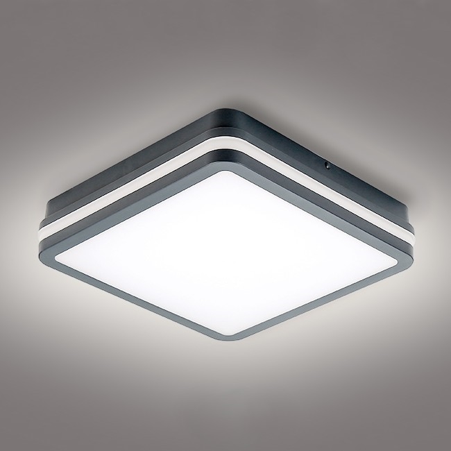 Brilagi - LED Vonkajšie svietidlo BENE LED/24W/230V 26x26 cm antracit IP54