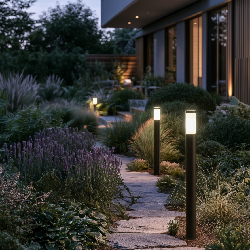 BRILAGI - LED vonkajšie svietidlo ELIA 1xE27/7W/230V 4000K IP44 100 cm antracit