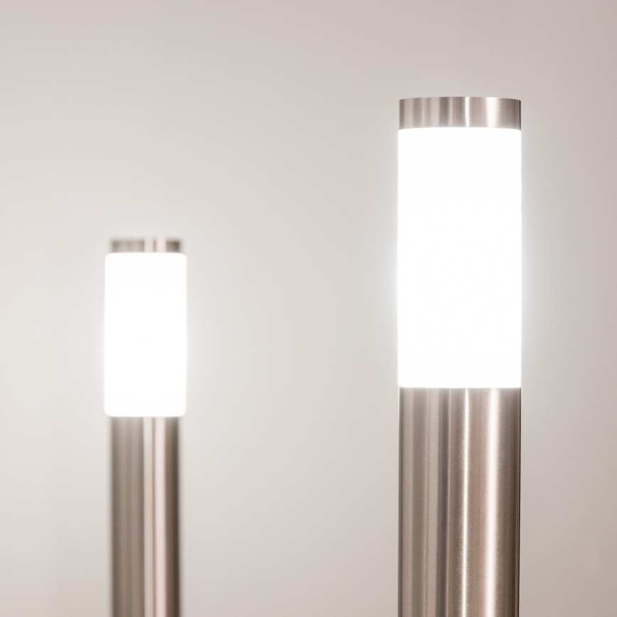 BRILAGI - LED vonkajšie svietidlo ELIA 1xE27/7W/230V 4000K IP44 100 cm matný chróm