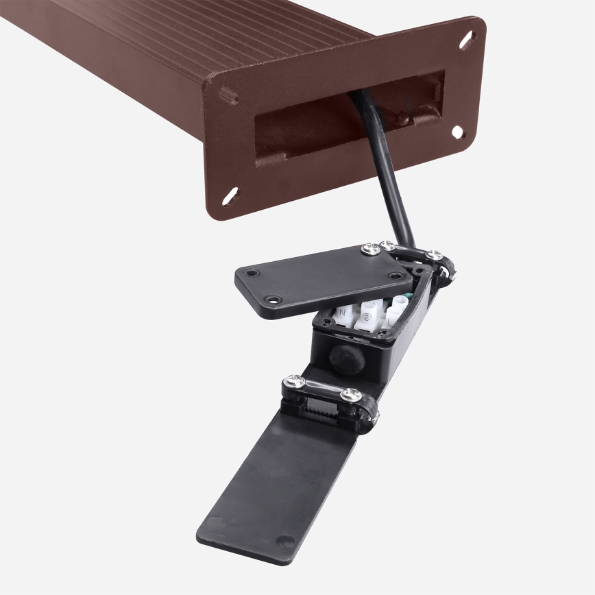 Brilagi - LED vonkajšie svietidlo RIANO LED/8W/230V hnedé IP65 80 cm