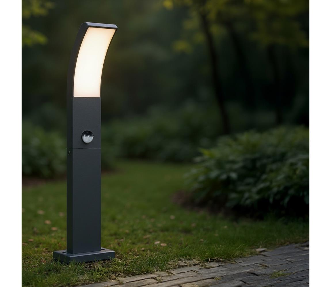 Brilagi - LED vonkajšie svietidlo s pohybovým čidlom ARCELO LED/9W/230V 50 cm IP44 BRZP4011/500/PIR-AN
