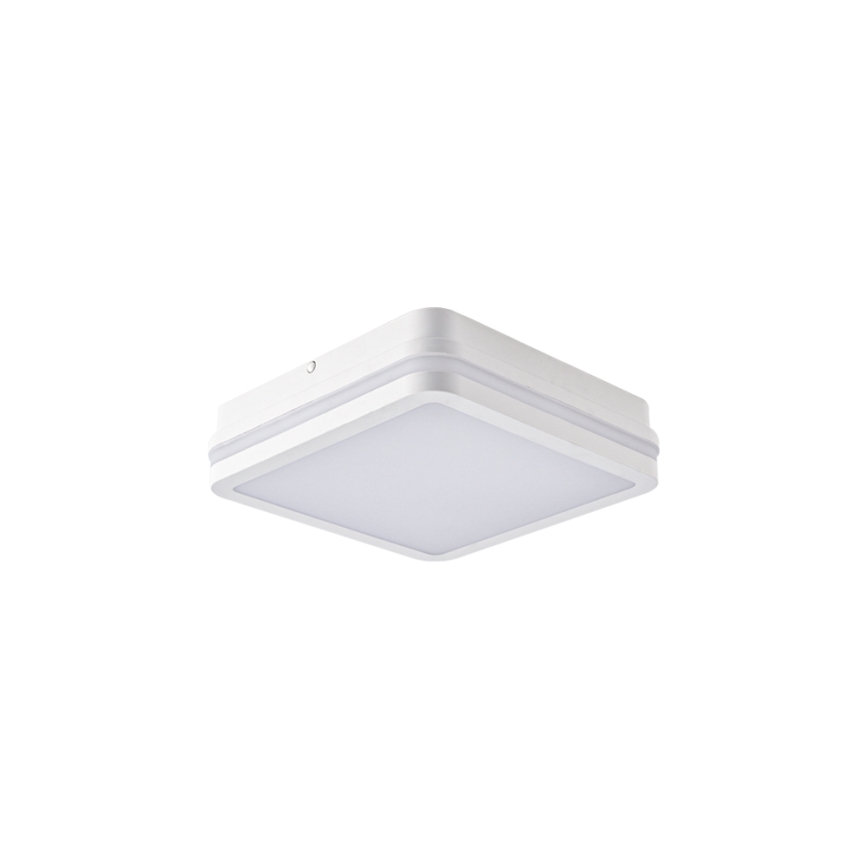 Brilagi - LED vonkajšie svietidlo so senzorom BENE LED/18W/230V 22x22 cm biele IP54