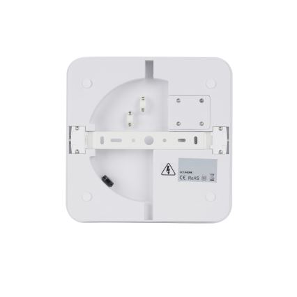 Brilagi - LED vonkajšie svietidlo so senzorom BENE LED/18W/230V 22x22 cm biele IP54