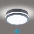 BRILAGI - LED vonkajšie svietidlo so senzorom BENE LED/18W/230V priemer 22 cm antracit IP54