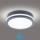 Brilagi - LED vonkajšie svietidlo so senzorom BENE LED/18W/230V priemer 22 cm antracit IP54