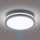 Brilagi - LED Vonkajšie svietidlo so senzorom BENE LED/24W/230V pr. 26 cm antracit IP54
