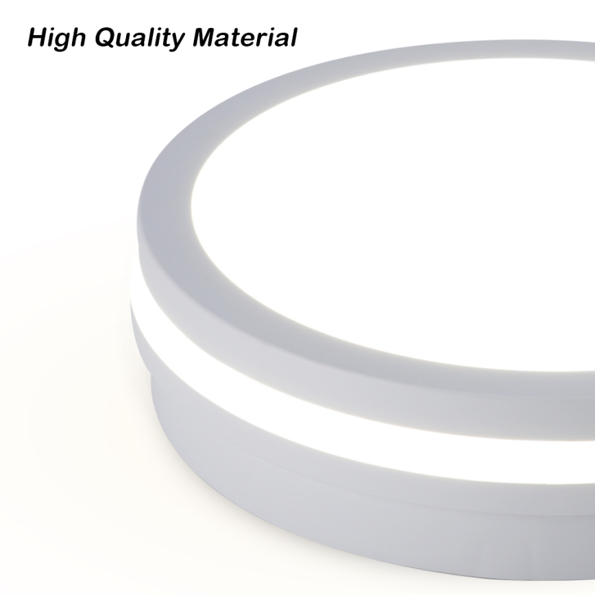 Brilagi - Vonkajšie LED stropné svietidlo so snímačom BENE LED/24W/230V priemer 26 cm biele IP54