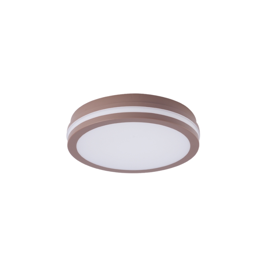 Brilagi - LED vonkajšie svietidlo so senzorom BENE LED/24W/230V pr. 26 cm hnedá IP54