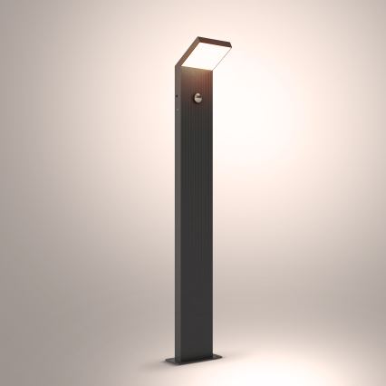 Brilagi - LED vonkajšie svietidlo so senzorom RIANO LED/8W/230V antracitové IP65