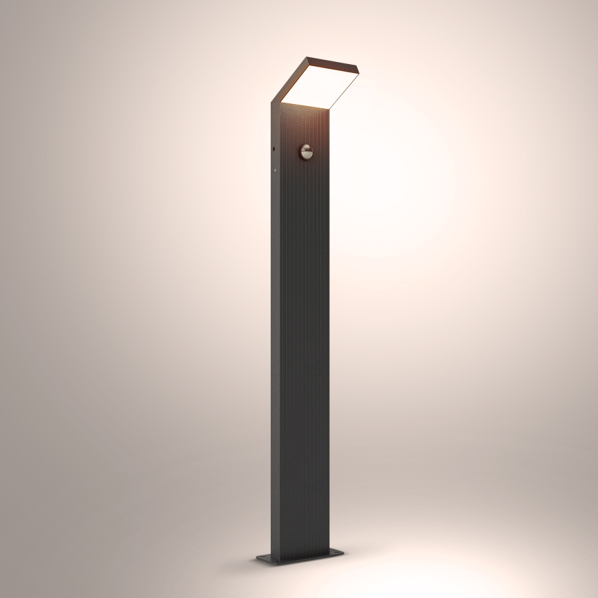 Brilagi - LED vonkajšie svietidlo so senzorom RIANO LED/8W/230V antracitové IP65