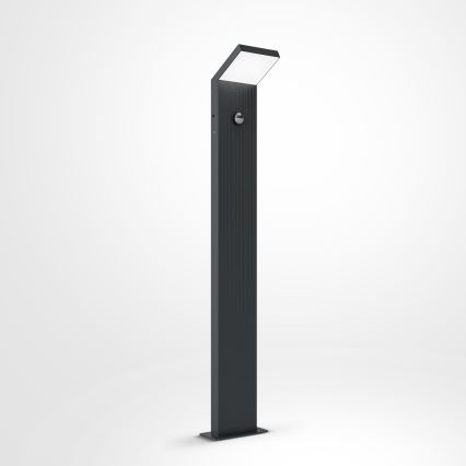 Brilagi - LED vonkajšie svietidlo so senzorom RIANO LED/8W/230V antracitové IP65