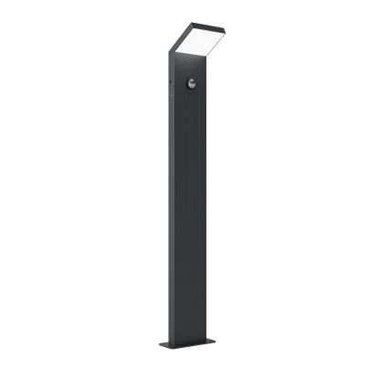 Brilagi - LED vonkajšie svietidlo so senzorom RIANO LED/8W/230V antracitové IP65