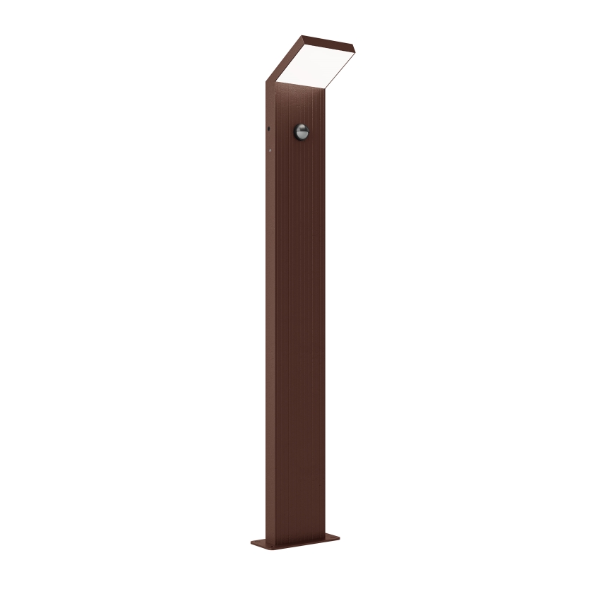 Brilagi - LED vonkajšie svietidlo so senzorom RIANO LED/8W/230V hnedé IP65 80 cm