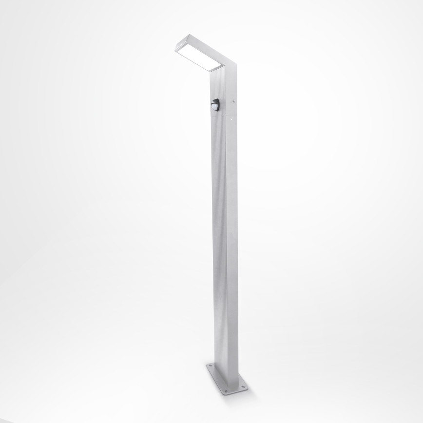 Brilagi - LED Vonkajšie svietidlo s pohybovým senzorom RIANO LED/8W/230V strieborné IP65