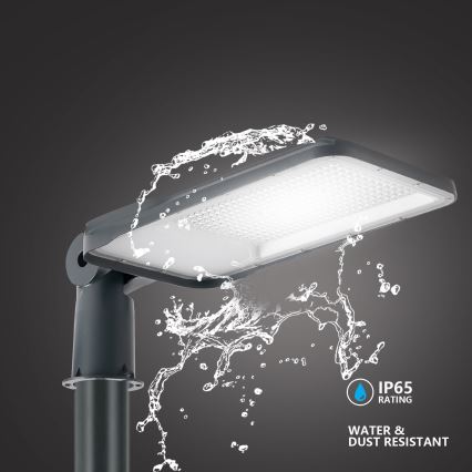 Brilagi - LED vonkajšie pouličné svietidlo so stĺpom a kĺbom 3 m URBANLIGHT LED/200W/230V antracit IP65