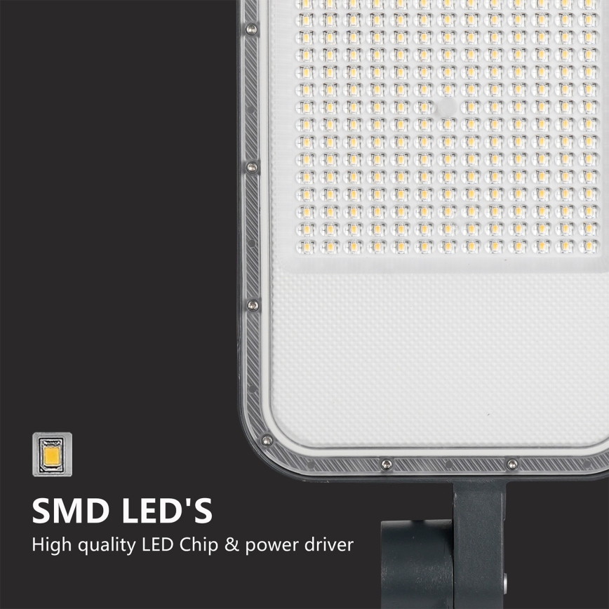 Brilagi - LED vonkajšie pouličné svietidlo so stĺpom a kĺbom 3 m URBANLIGHT LED/200W/230V antracit IP65