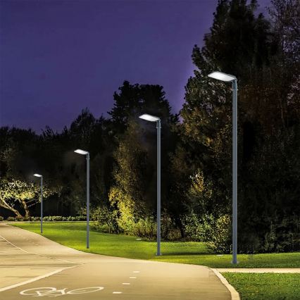 Brilagi - LED vonkajšia pouličná lampa so stĺpom a kĺbom 4 m URBANLIGHT LED/100W/230V antracit IP65