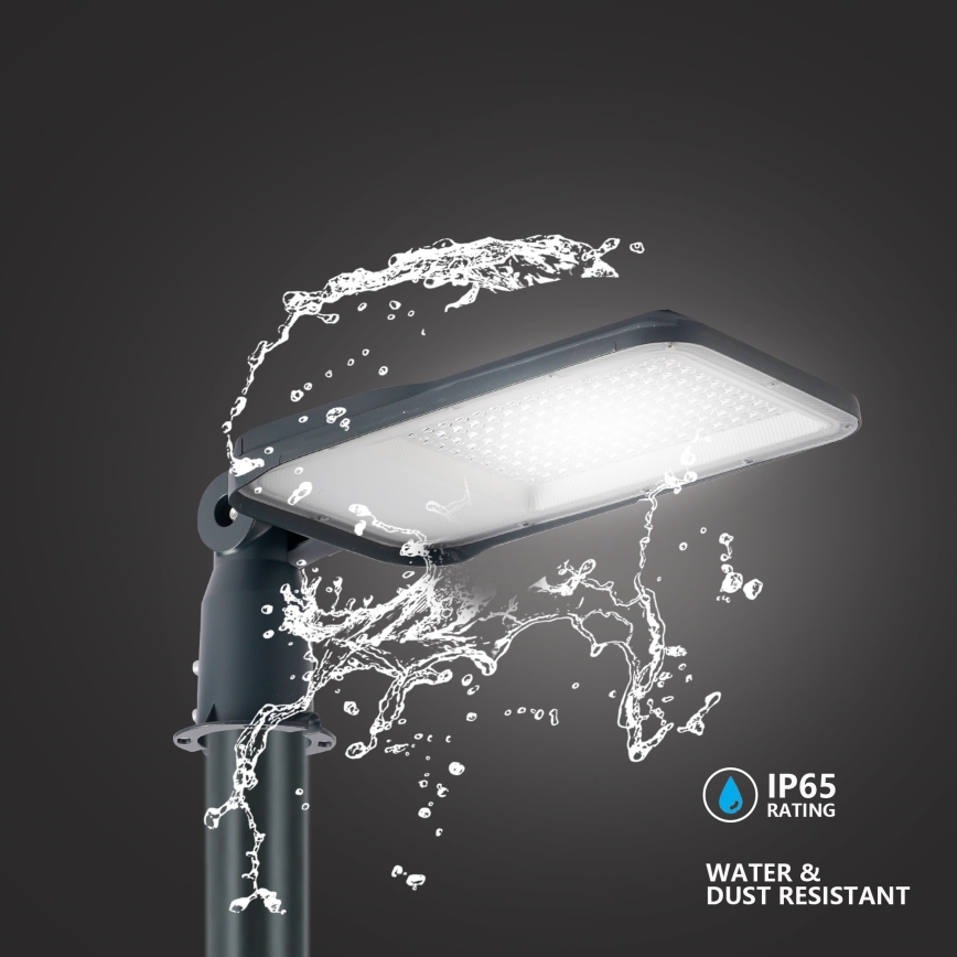 Brilagi - LED vonkajšia pouličná lampa so stĺpom a kĺbom 4 m URBANLIGHT LED/100W/230V antracit IP65