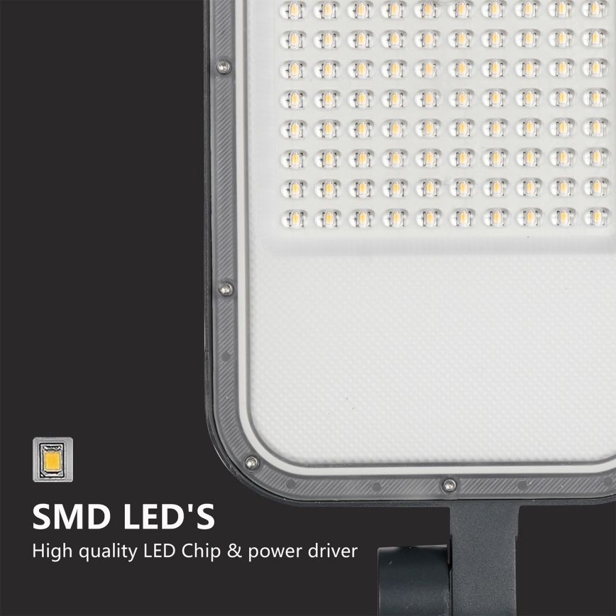 Brilagi - LED vonkajšia pouličná lampa so stĺpom a kĺbom 4 m URBANLIGHT LED/100W/230V antracit IP65