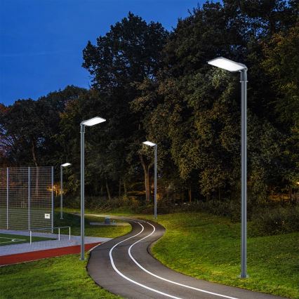 Brilagi - LED vonkajšie pouličné svietidlo so stĺpom a kĺbom 4 m URBANLIGHT LED/200W/230V antracit IP65