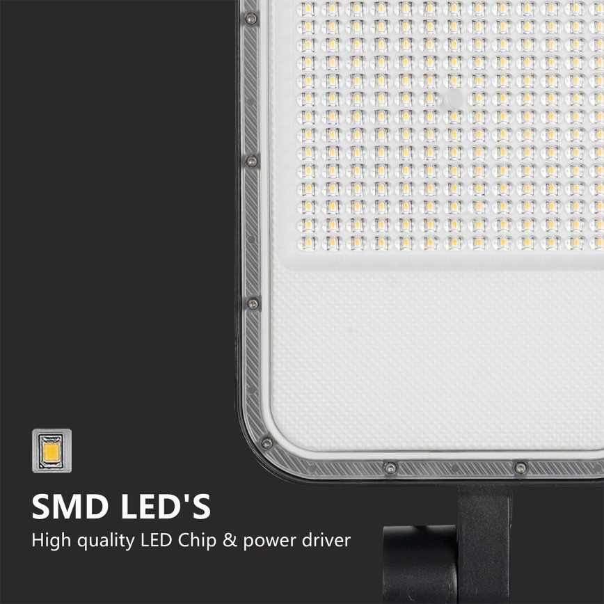 Brilagi - LED vonkajšie pouličné svietidlo so stĺpom a kĺbom 3 m URBANLIGHT LED/200W/230V čierne IP65