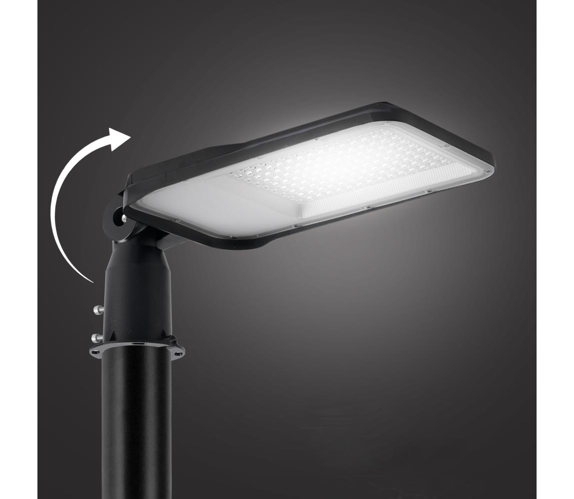 Brilagi-LED Vonkajšie uličné svietidlo s kĺbom. URBANLIGHT LED/100W/230V čierne IP65 BRI794