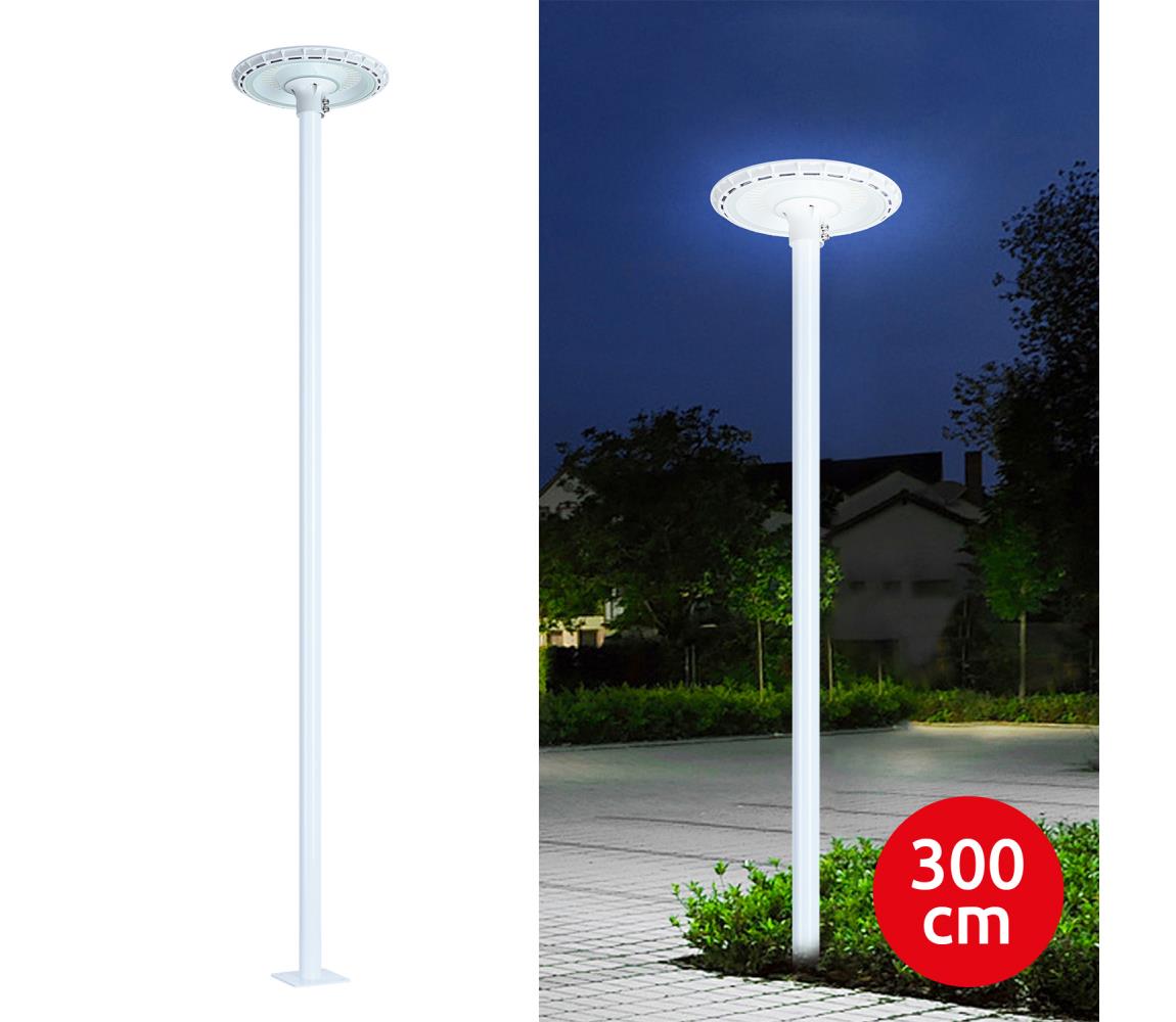 Brilagi-LED vonkajšie uličné svietidlo so stĺpom 3 m URBANSPARK LED/120W/230V biela IP65 BG1710+BG1527