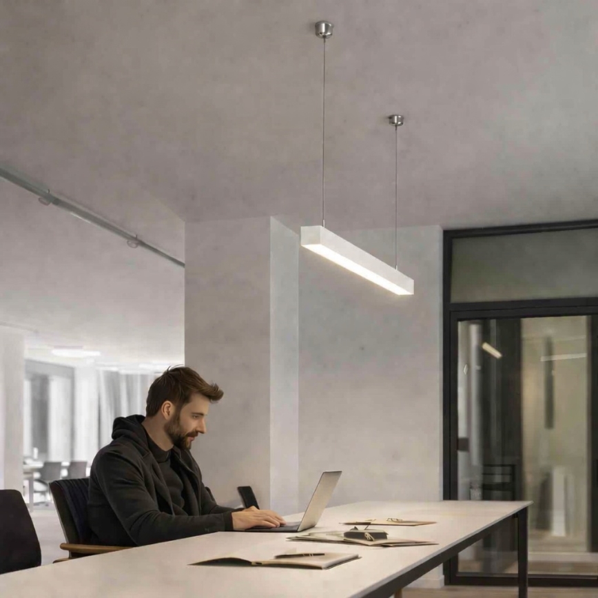 Brilagi - LED Závesné svietidlo FULLDAY LED/10/15/20W/230V 2700/4000/6000K 60 cm biele