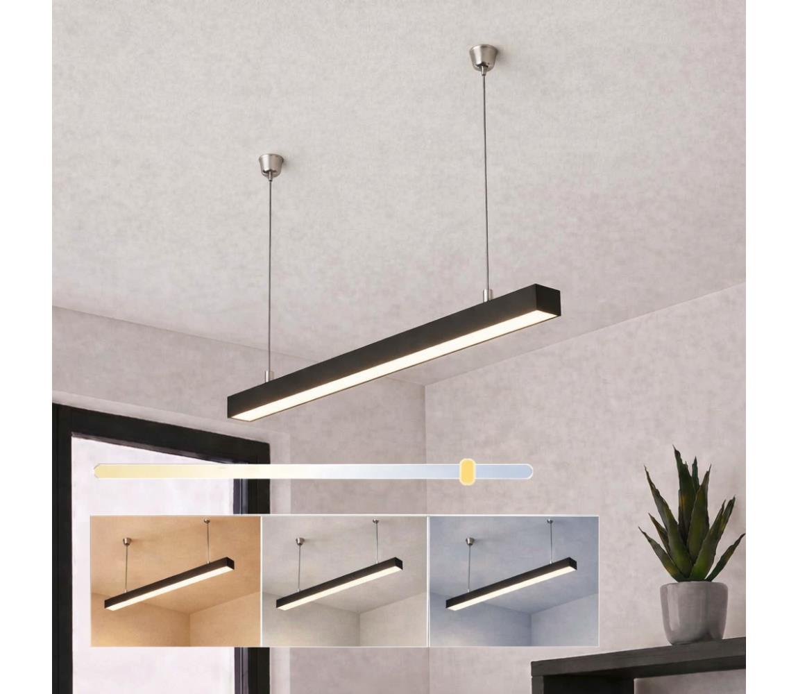 Brilagi - LED závesné svietidlo FULLDAY LED/10/15/20W/230V 2700/4000/6000K 60cm čierna 1xBG47309CCT_PW
