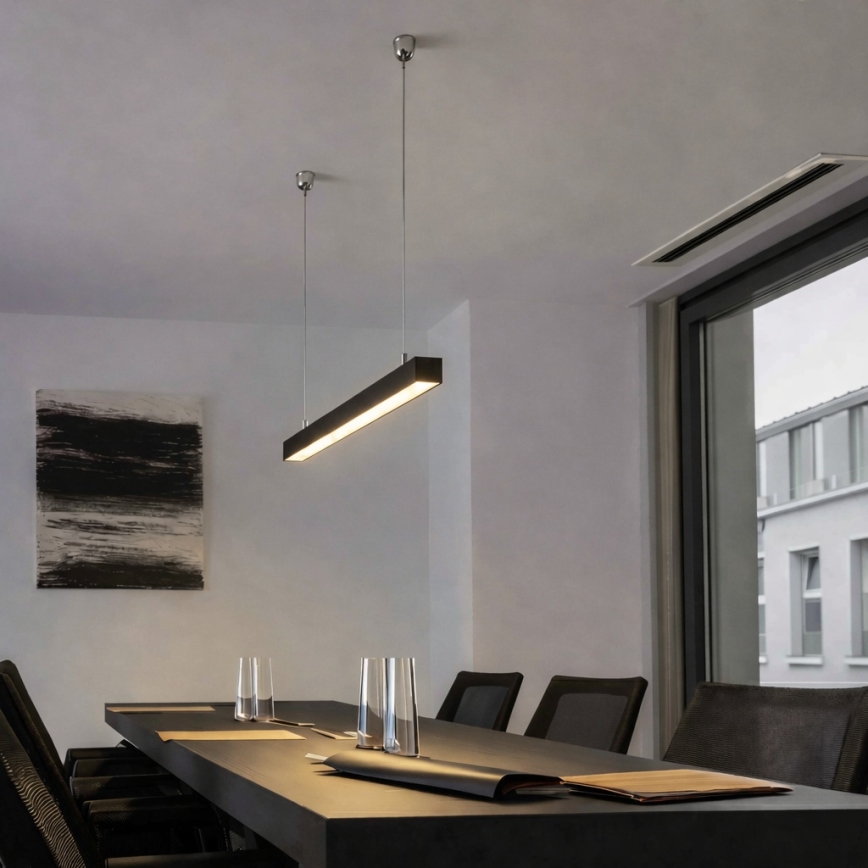 Brilagi - LED závesné svietidlo FULLDAY LED/10/15/20W/230V 2700/4000/6000K 60 cm čierne