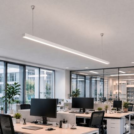 Brilagi - LED závesné svietidlo FULLDAY LED/30/40/50W/230V 2700/4000/6000K 150 cm biela