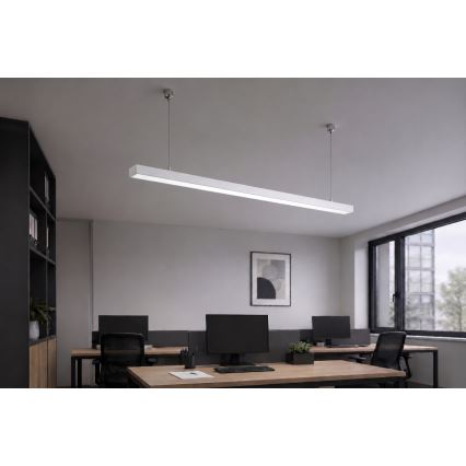 Brilagi - LED závesné svietidlo FULLDAY LED/30/40/50W/230V 2700/4000/6000K 150 cm biela