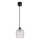 Brilagi - LED závesné svietidlo na lane RETRO GLASS 1xE27/60W/230V, priemer 14 cm, čierna/biela