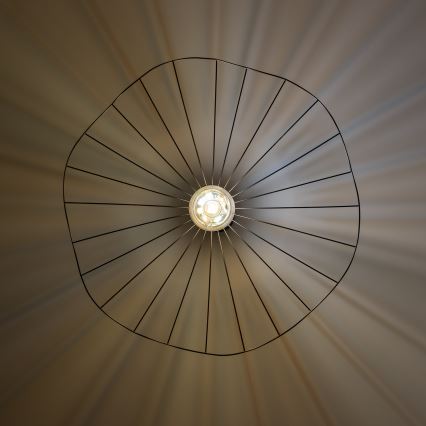 Brilagi - LED závesné svietidlo na lanku CERIA WIRE 1xE27/40W/230V Ø 80 cm čierna