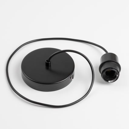 Brilagi - LED závesné svietidlo na lanku CERIA WIRE 1xE27/40W/230V Ø 80 cm čierna