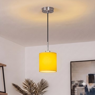 Brilagi - LED závesné svietidlo na lanku NUBILA 1xE27/60W/230V priemer 14 cm čierna/žltá