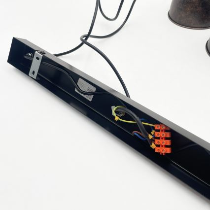 Brilagi - LED závesné svietidlo RIDDY na lanku 3xE27/60W/230V medená/patina