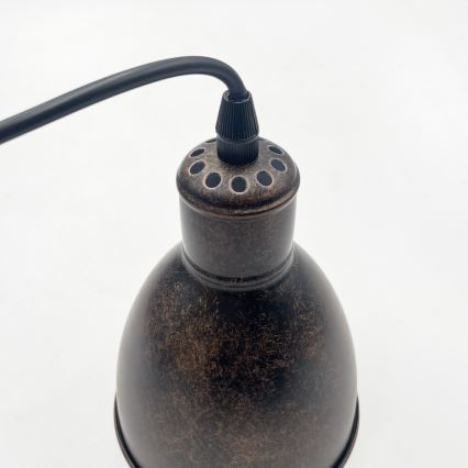 Brilagi - LED závesné svietidlo RIDDY na lanku 3xE27/60W/230V medená/patina