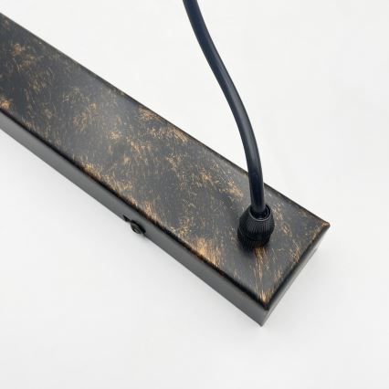 Brilagi - LED závesné svietidlo RIDDY na lanku 3xE27/60W/230V medená/patina