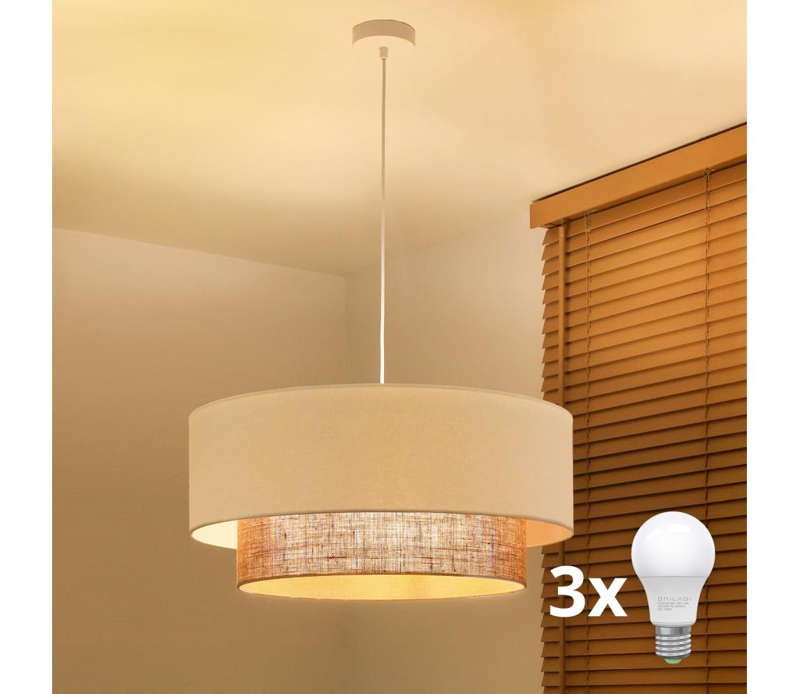 Brilagi - LED závesný luster BOHO STYLE 3xE27/15W/230V pr. 60 cm 8590828006732