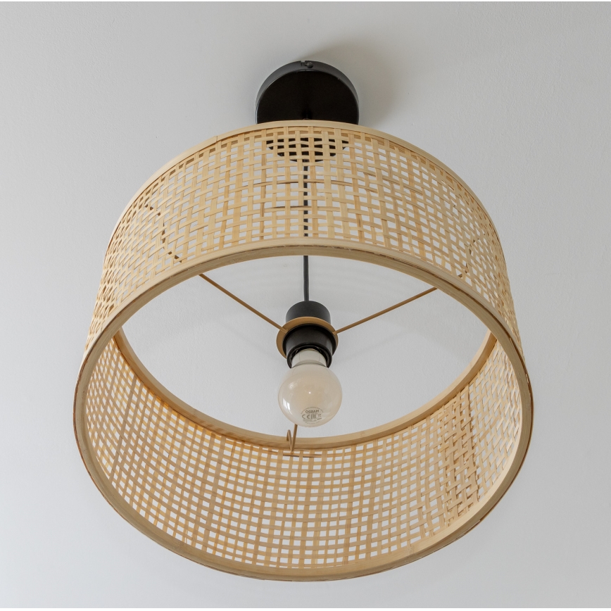 Brilagi - LED závesný luster CERIA BOHO na lanku 1xE27/40W/230V priemer 25 cm, bambus